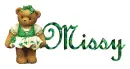 ST PADDY'S TEDDY BEAR: MISSY