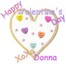 Valentine Cookie - Donna