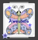 Butterfly with Awesome