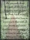 Don't Forget To Look Back At Me