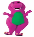Barney is firin his lazer!!!