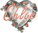 peach rose heart chloe