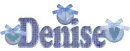 Denise ... blue bow hearts