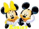 minnie & mickey with Kealey