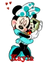 Minnie with name Kayla