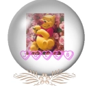 pooh bear jules snowglobe