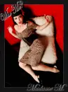 Who Me L cute pin up esque retro betty page pose