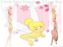 tinkerbell collage background fairy dust
