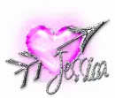 JESSICA Heart n Arrow Pink