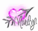 MARILYN Heart n Arrow Pink