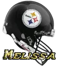 pittsburgh steelers helmet melissa