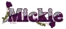Mickie Name-purple rose