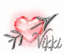 VIKKI Heart n Arrow Red