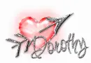 DOROTHY Heart n Arrow Red