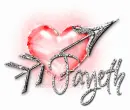 FAYETH Heart n Arrow Red