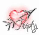TRIPTY Heart n Arrow Red