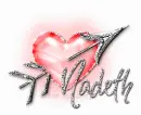 NADETH Heart n Arrow Red