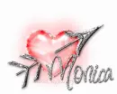 MONICA Heart n Arrow Red