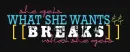 what she wants