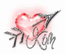 KIM Heart n Arrow Red
