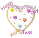 Valentine Cookie - tess