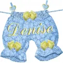 BLUE BLOOMERS: DENISE