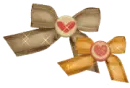 Brown and Orange bows