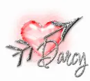 DARCY Heart n Arrow Red