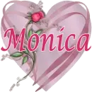 pink heart roses monica