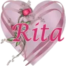 pink heart roses rita