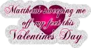 Valentine's saying with Matthew
