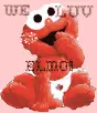 We luv elmo! <3 ~{K}~