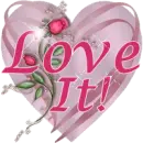 pink roses heart love it