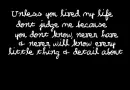 You don't know me. 