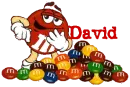 M & M'S  WITH DAVID