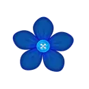 Blue flower