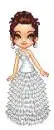 Bella in wedding dress doll
