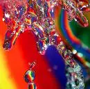 colorful rainbow splash