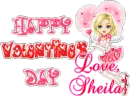 Happy Valentine's Day love, Sheila