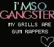 gum wrapper grills