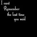 I love you