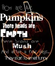 Boys are like Pumpkins