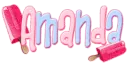 pink blue popcicles