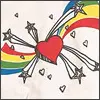 Heart rainbow