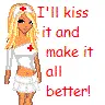 Ill kiss it to make it all better