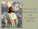 jesus arms out