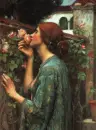 Girl with roses