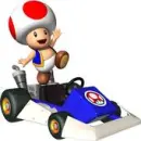 toad on kart