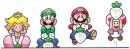 mario gang picking turnips