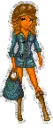 green doll